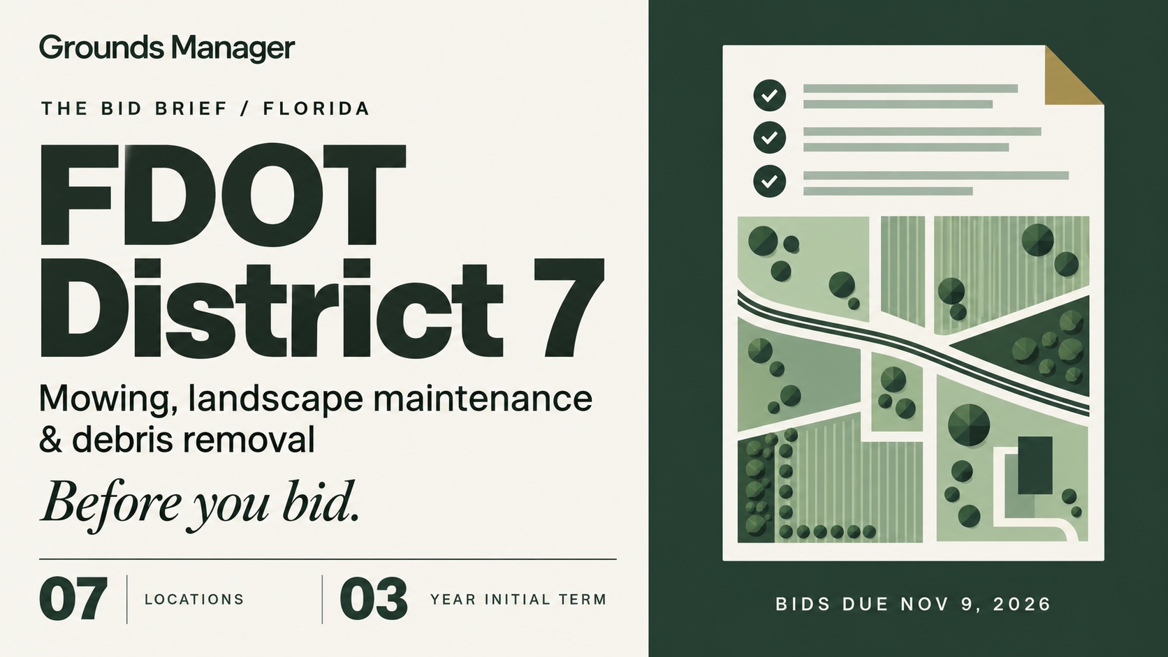 FDOT District 7: What to Know Before You Bid